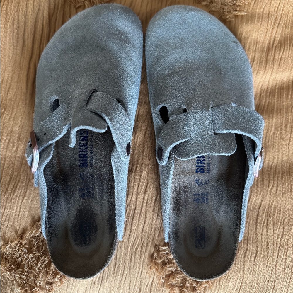 Birkenstock Boston Clogs, taupe, size 41